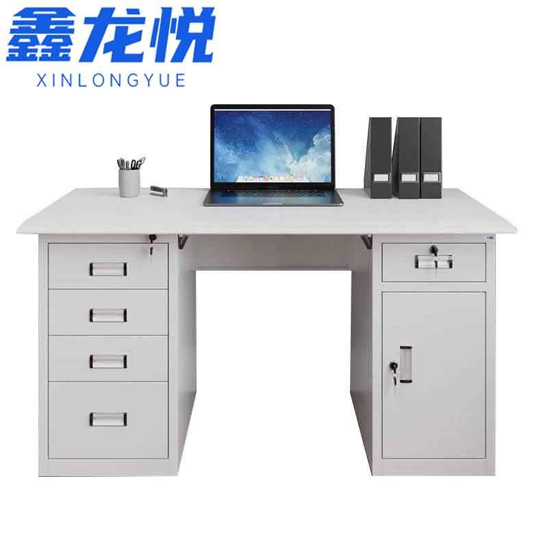 鑫龙悦 办公桌 钢制桌子 1200*600*750mm 张高清大图
