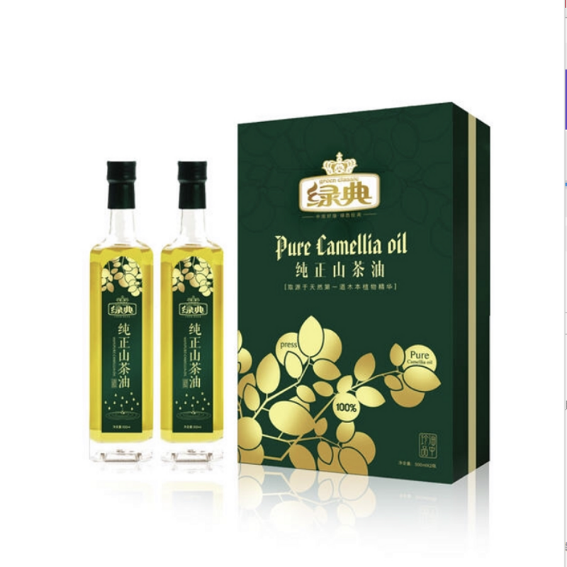 绿典纯正山茶油 500ML*2