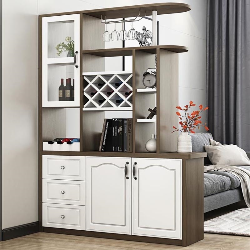 玄关隔断柜酒柜现代简约门厅间厅柜储物鞋柜小户型酒柜双面屏风柜