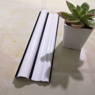 pvc背景墙装饰线条边框条相框收边线腰线空心墙面仿大理石线白加黑6