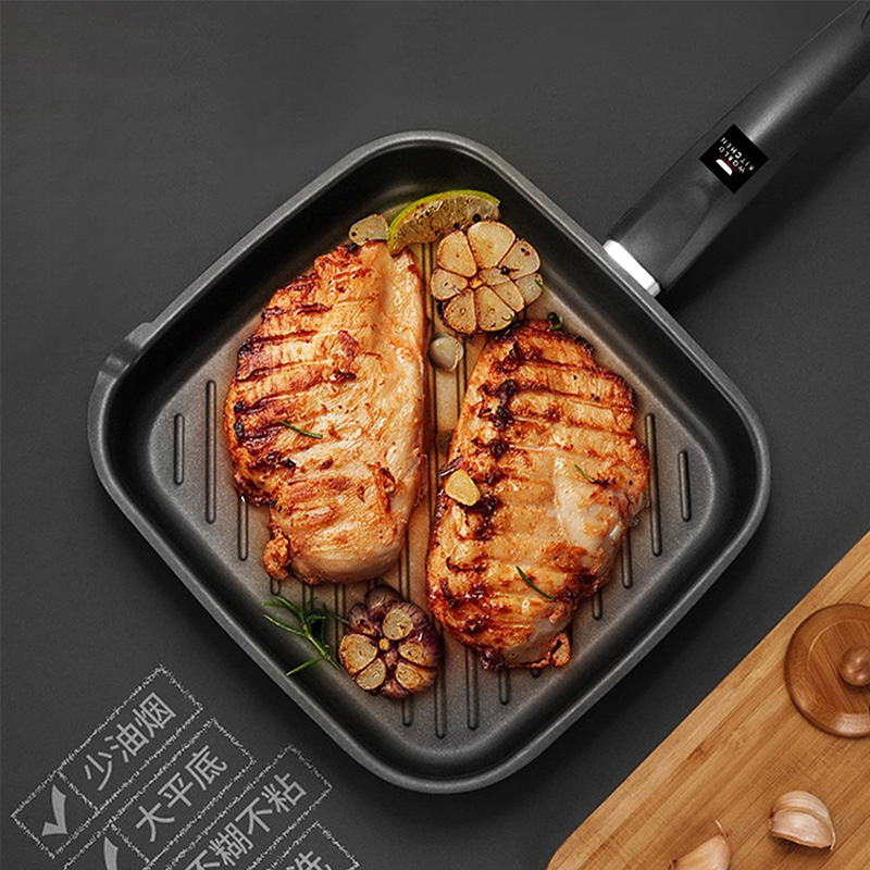 WORLD KITCHEN康宁WK-JG24J36C-JY/KZ精铁系列煎锅24cm黑色(J)高清大图