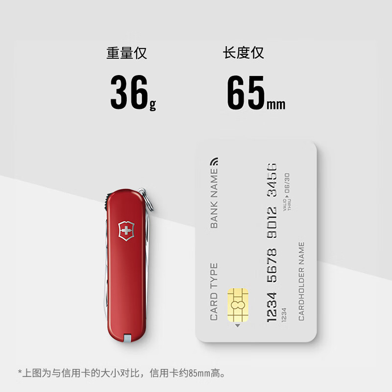 维氏(VICTORINOX)瑞士军刀理容伴侣65mm个人护理迷你多功能刀指甲刀折叠刀 白色0.6463.7高清大图