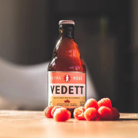 白熊啤酒(VEDETT) 白熊玫瑰红果啤 330ml*6瓶 比利时进口果味啤酒
