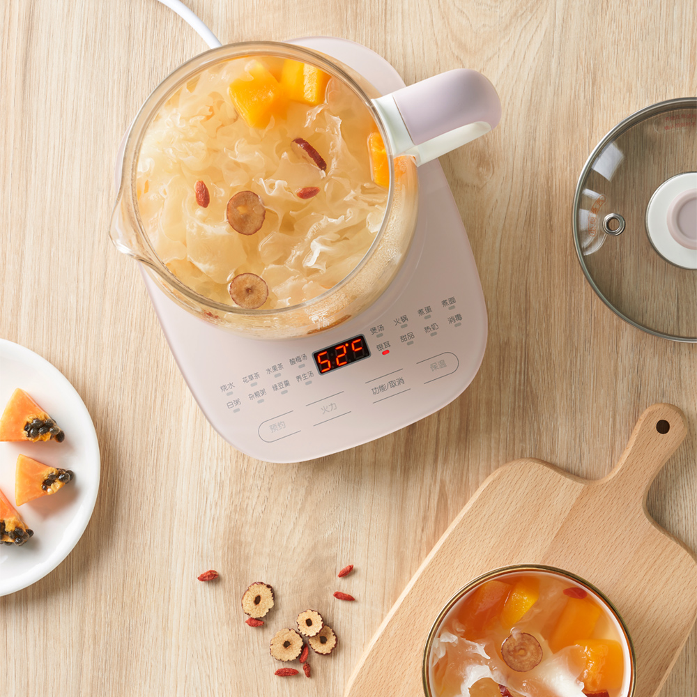小熊(Bear) 养生壶 煮茶器 煮茶壶电水壶烧水壶1.5L触屏玻璃花茶壶 YSH-A15Z8 [钢化玻璃面板] 1.5高清大图