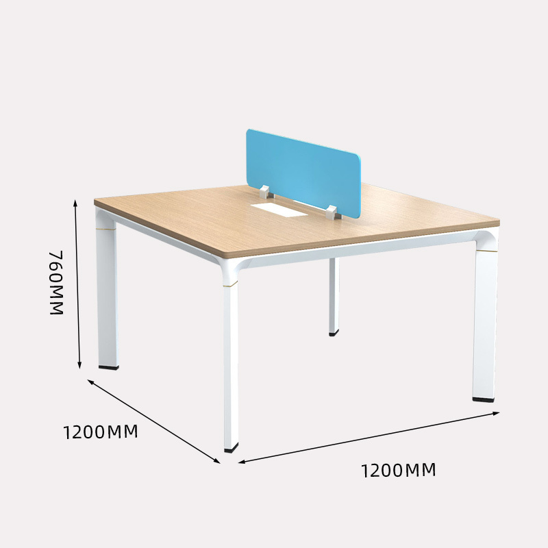臻远ZY-SG13简约屏风工位卡座职员工作位职员桌对坐双人位