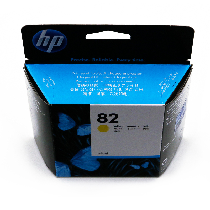 惠普(HP) C4913A 原装耗材 82号黄色墨盒