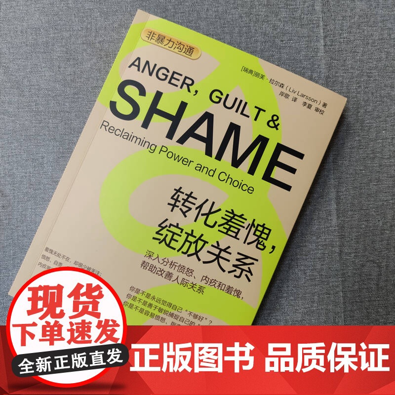 套装 转化羞愧+冲突沟通力+366天平和生活冥想手册+安居12周正念练习 套装全4册 非暴力沟通系列 情绪控制管理生高清大图