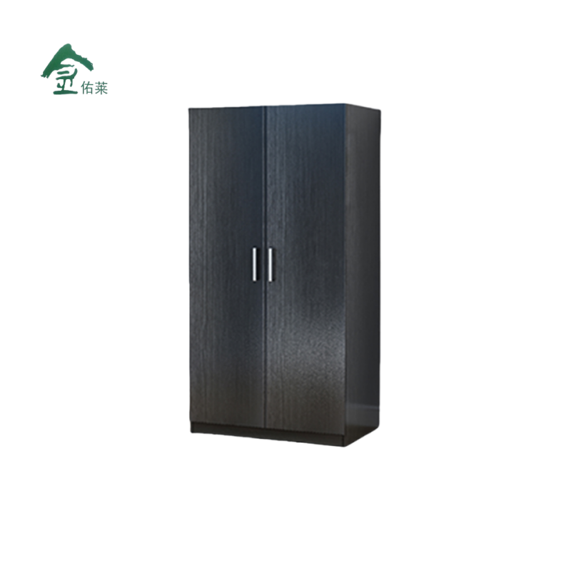 金佑莱二门更衣柜木制双门衣柜定制衣柜板式衣柜 个(900x400x1800mm)高清大图