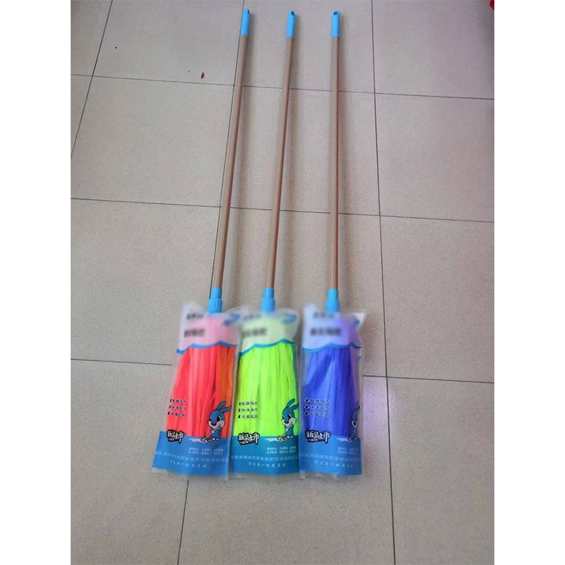 b2V 麂皮绒吸水传统家用拖布 杆长1.15米 单个装 随机色高清大图
