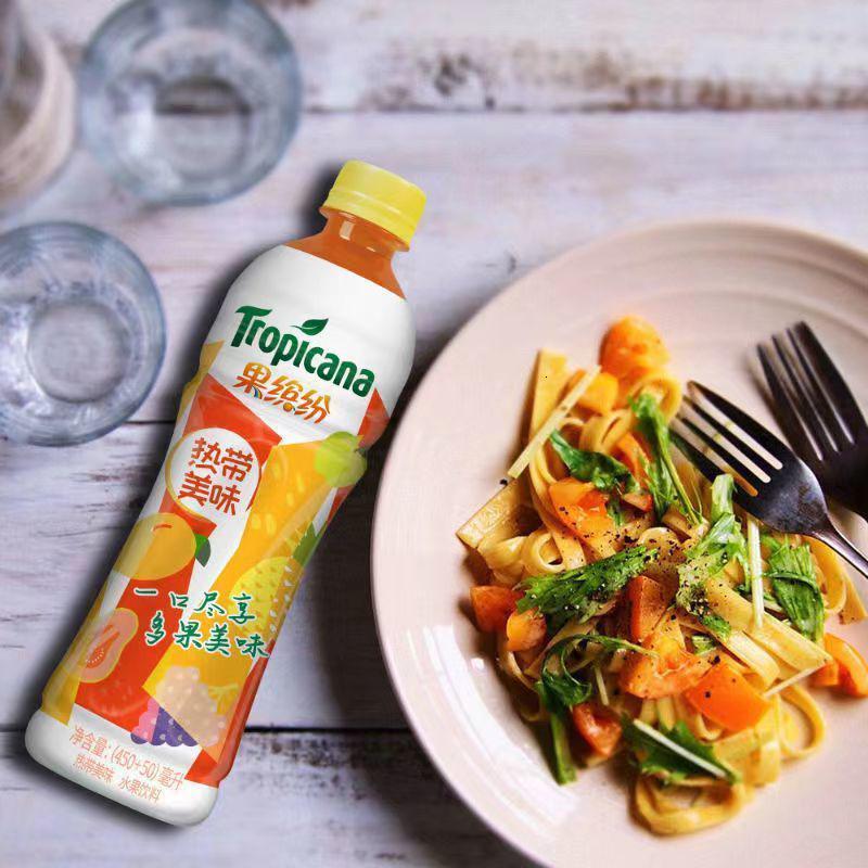 百事可乐出品果缤纷热带美味450ml瓶果汁饮料饮品整箱多口味可选