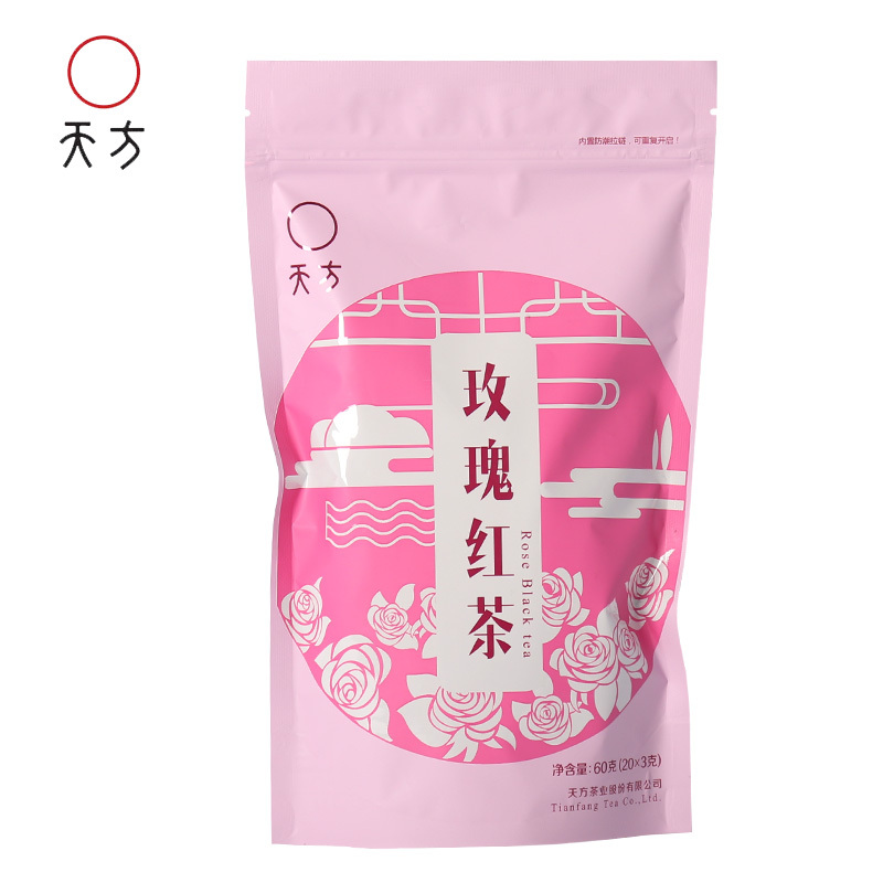 [中华特色]池州馆 [买五送一]天方玫瑰红茶 60g/袋 安徽天方茶叶 华东