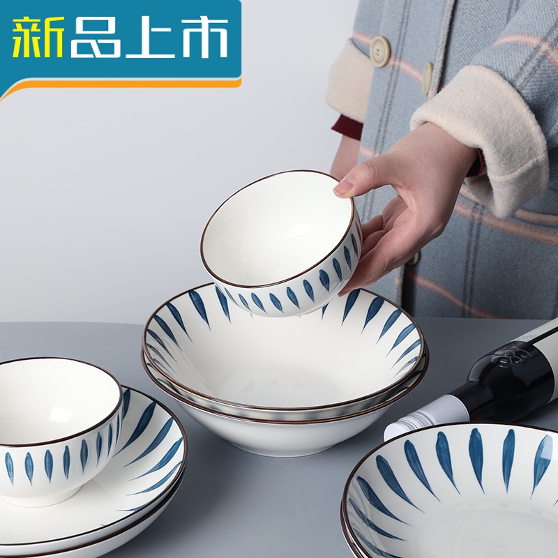 haoyangdao碗碟套装家用创意面碗日式吃汤碗