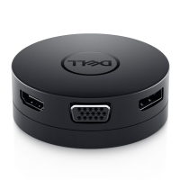 戴尔(DELL)DA300 type-c扩展坞拓展坞 XPS转换器USB-C转HDMI/VGA/以太网/USB