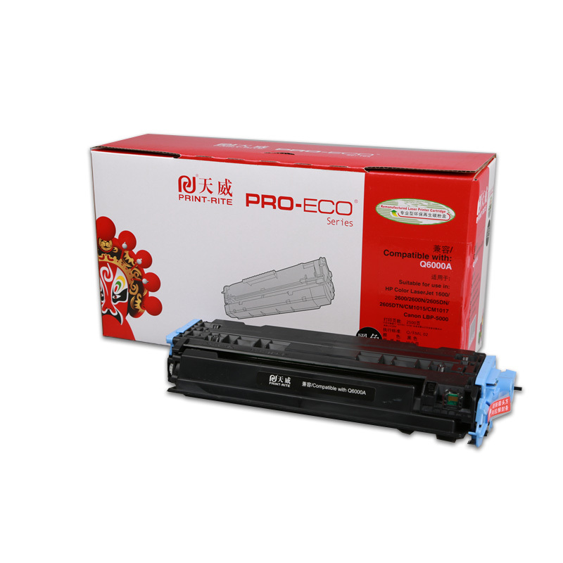 天威(PRINT-RITE) Q6000A/Q6001A/Q6002A/Q6003A系列彩色硒鼓带芯片 黑青黄红