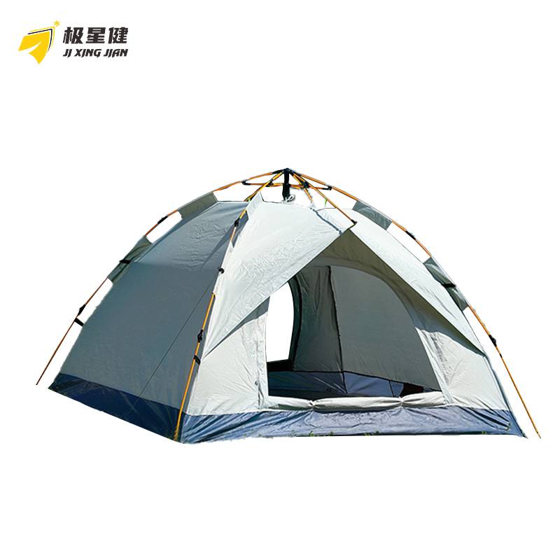 极星健 帐篷 假双层大号2*2m+防潮垫 套高清大图