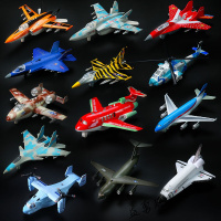 JIMITU-儿童玩具飞机模型合金耐摔男孩玩具飞机3岁5岁战斗机空客A380客机 空中巨无霸A380