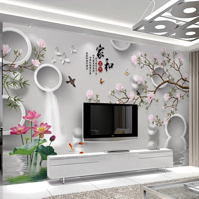 16d立体闪电客电视背景墙壁纸现代简约大气影视墙纸客厅5d装饰壁画