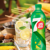 百事可乐 7喜 七喜7up 柠檬味 碳酸饮料1L*2瓶 (新老包装随机发货)
