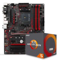 AMD套装 锐龙R5 1400 (4核8线程) 搭 微星 B350 GAMING PLUS CPU主板游戏套装