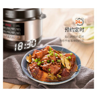九阳(Joyoung)电压力锅6L大容量多功能电高压锅双胆高压锅可预约智能家用压力煲 升级6L大容量双胆[60C81]
