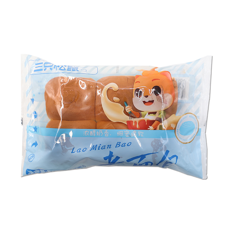 三只松鼠老面包怀旧软式面包早餐糕点老面包155g*1袋