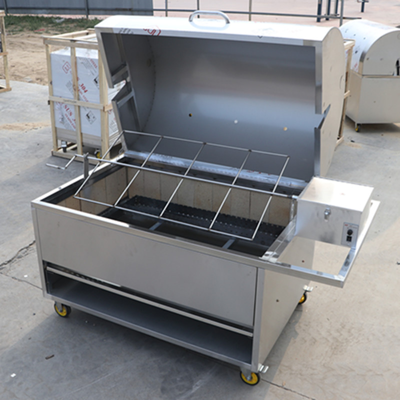 商用全自动旋转烤全羊炉子架子烤羊腿羊排猪鸡兔子烧烤箱燃气时光旧巷