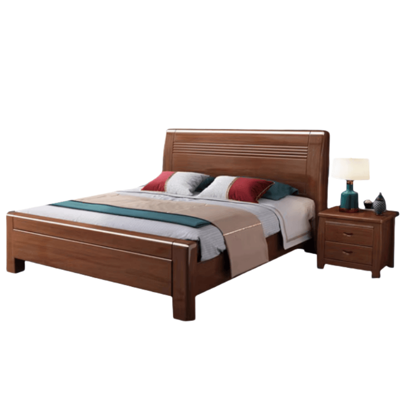 鑫木樽床+床头柜150*200*110cm套高清大图