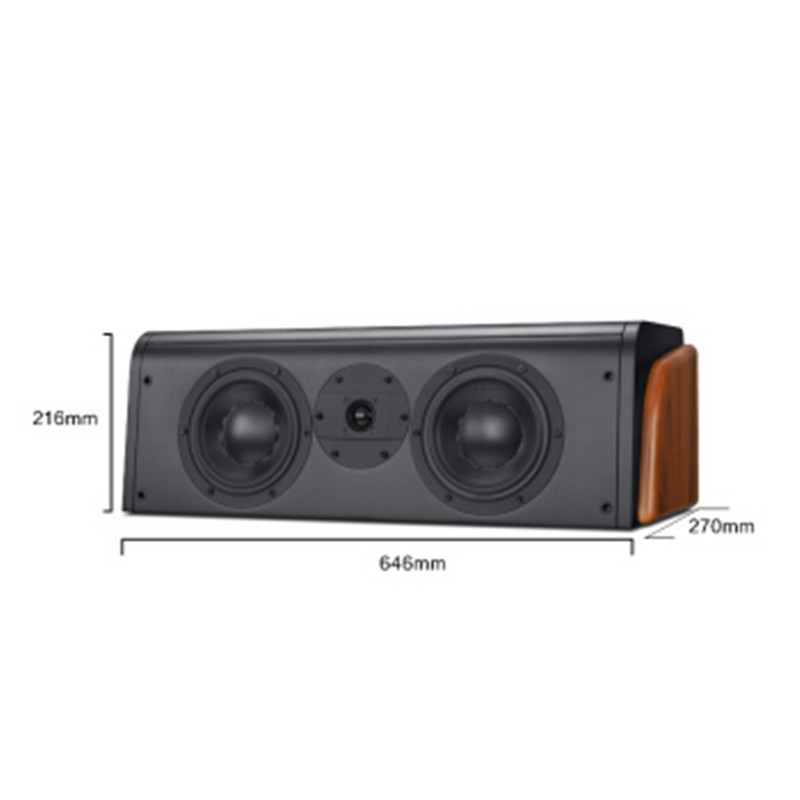 惠威(HiVi)D3.2C 家庭影院中置音响 木质HIFI/发烧级/高保真家用无源音箱 AV音箱