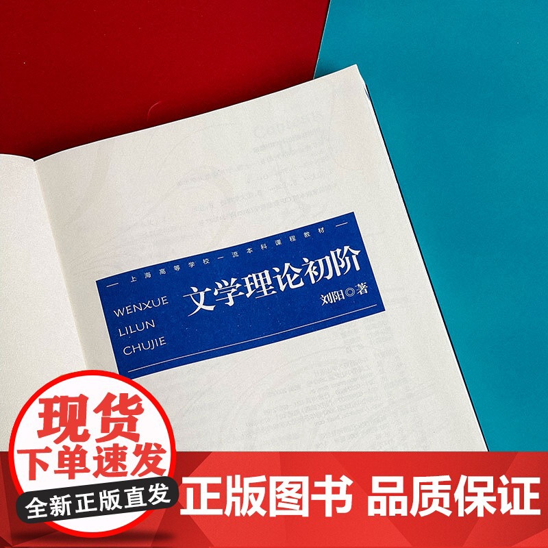 文学理论初阶 文学理论教科书 文学基本问题 刘阳 华东师范大学出版社高清大图