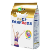 蒙牛 金装女士多维高钙高铁 成人奶粉 400克袋装 （内含独立包装）