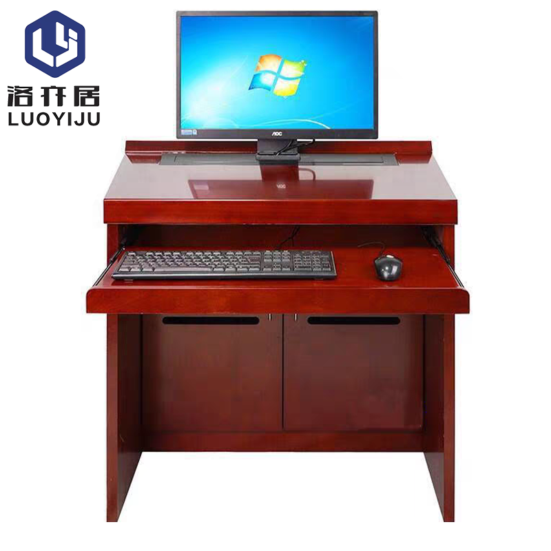 升降电脑桌 80*60*76cm ZZ663 张高清大图