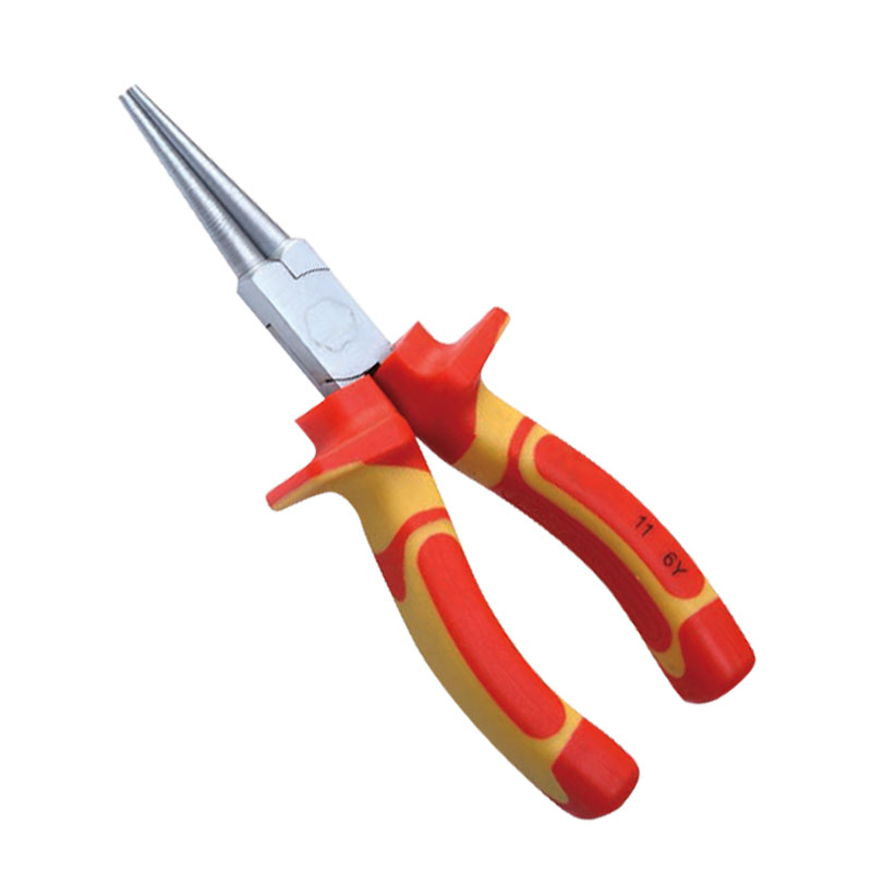 维度(WEDO)IN507-06 绝缘注塑德式圆嘴钳 铬钒钢 6寸 VDE 绝缘耐压1000V高清大图