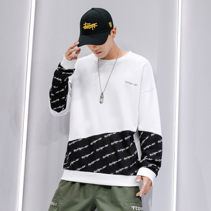 青少年卫衣男连帽韩版潮流学生2019新款套头运动外套