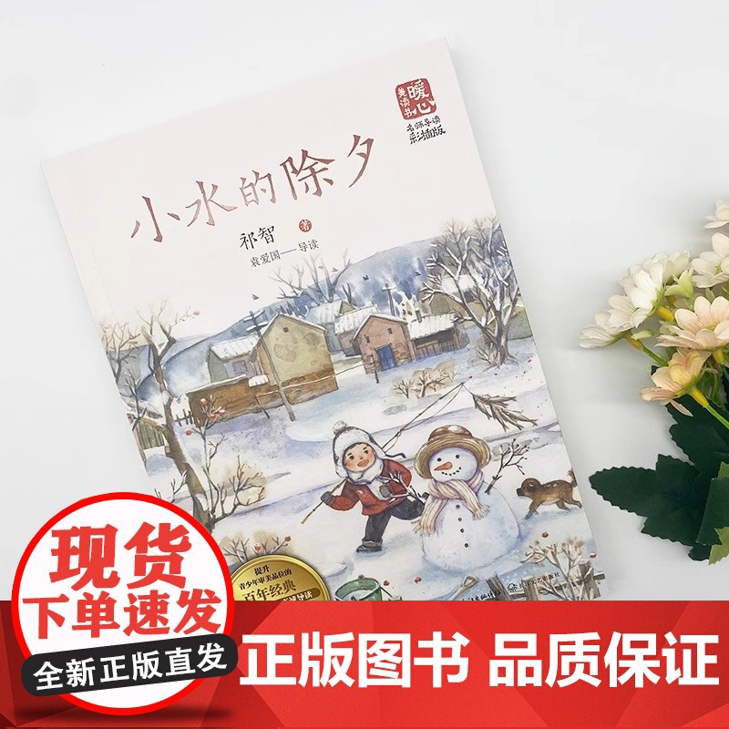 小水的除夕新版暖心美读书·名师导读版儿童文学作家祁智的代表作讲述了一个少年成长的故事长江文艺出版社高清大图