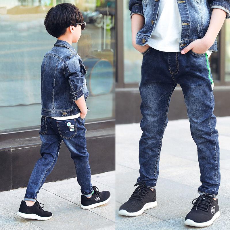 促销酷特曼男童牛仔裤春秋款牛仔裤儿男童裤子秋童装男童牛仔裤男孩