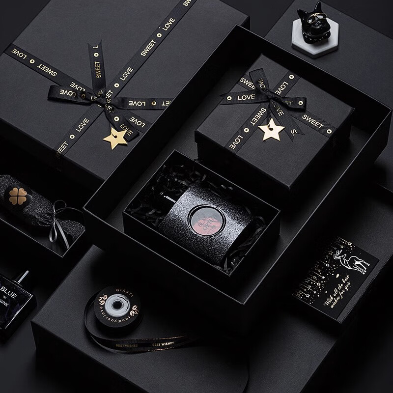 欧利文收纳纸箱高级感收纳礼品盒高清大图