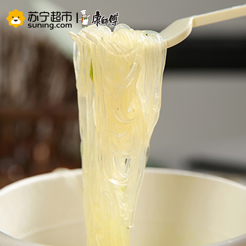 康师傅汤品粉丝菌菇炖鸡汤味40g/杯公仔方便杯装泡米粉米丝杯面