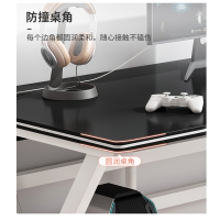 洛港 电脑桌台式桌家用电竞桌简约现代简易卧室办公桌子写字桌书桌