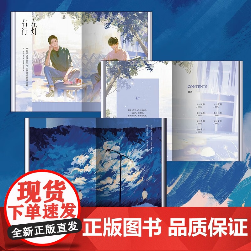 [赠书签+拍立得+明信片]左灯右行 如琢 著 严灼×陆君知 双向救赎 新增番外童年 青春文学高清大图