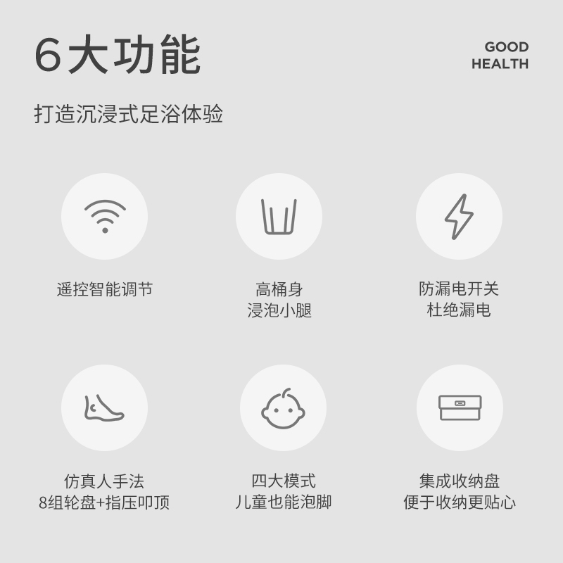 左点泡脚桶 P6 Pro