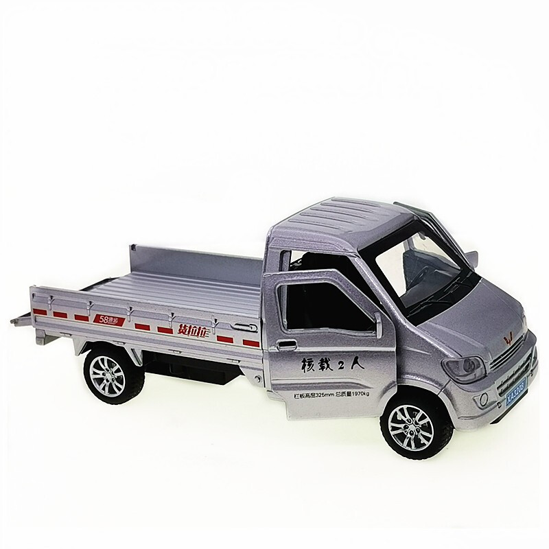 合金皮卡车玩具儿童玩具声光合金回力玩具小汽车模型柳州五菱小货车