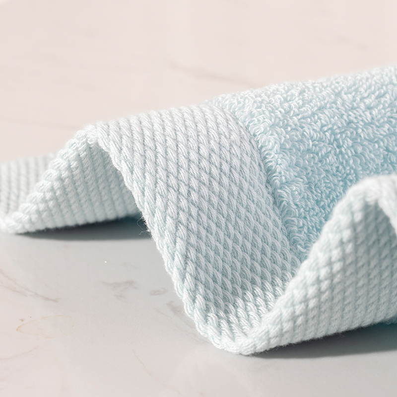 洁玉(Jeyu) 阿瓦提超低捻尊享三套装 礼盒TG19-04C毛巾*2条+浴巾*1条(蓝色)高清大图