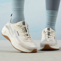 Skechers斯凯奇女鞋新款时尚运动透气减震休闲鞋149389-BKW ZP 149389-NTBK/自然色/黑色 38.5