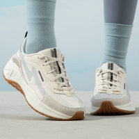 Skechers斯凯奇女鞋新款时尚运动透气减震休闲鞋149389-BKW ZP 149389-NTBK/自然色/黑色 38