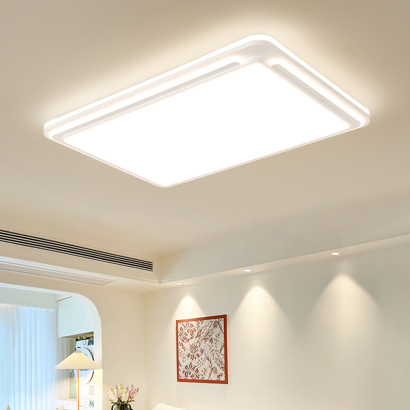 雷士照明吸顶灯2026新款主客厅灯智能卧室简约灯具全屋套餐白色高清大图