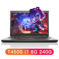 【二手9新】ThinkPad T450S 联想14英寸轻薄便携商务超级本 游戏笔记本电脑 i7 8G 240G IPS