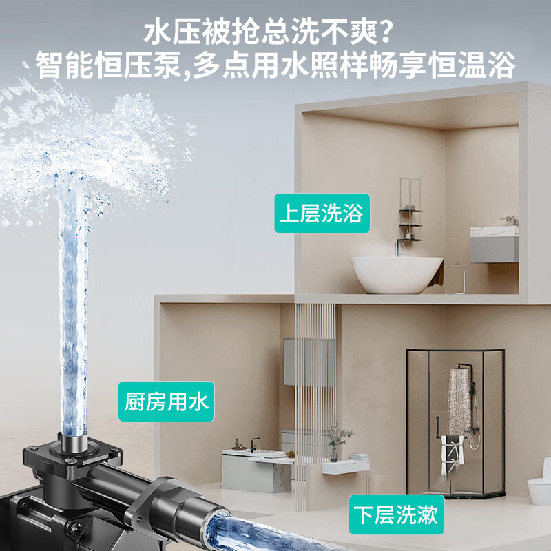 华帝(VATTI)[小恒星]16+2L燃气热水器天然气G5Pro下置风机恒压增容水伺服安睡洗i12581D-16