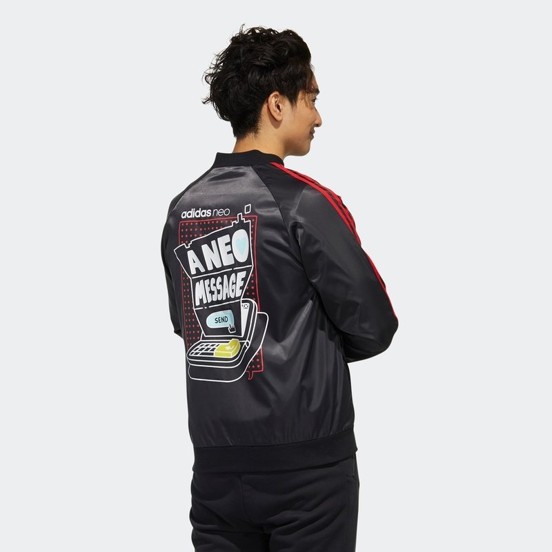 阿迪达斯adidas neo 2020春男子运动休闲夹克FU0219