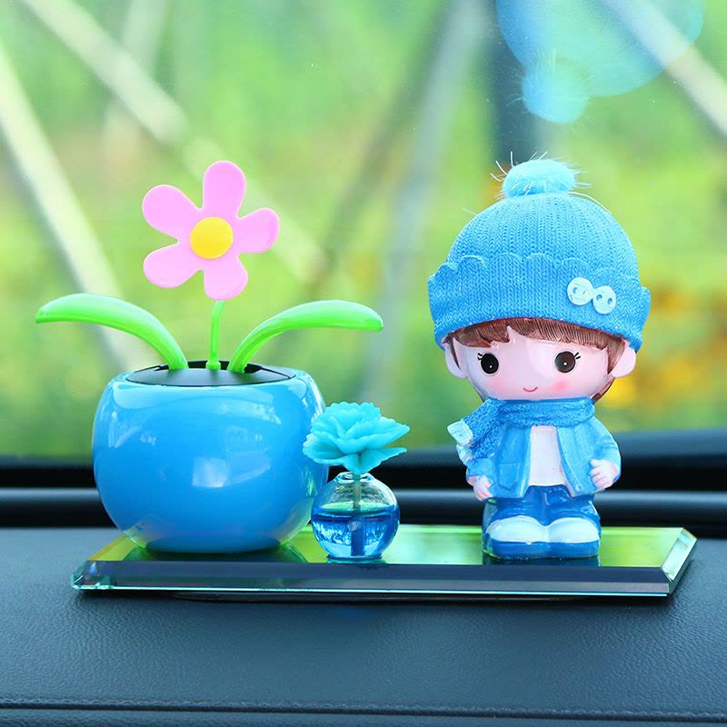 花样年华 汽车香水香薰创意个性车载中控台上装饰用品大全可爱车内饰品摆件图片