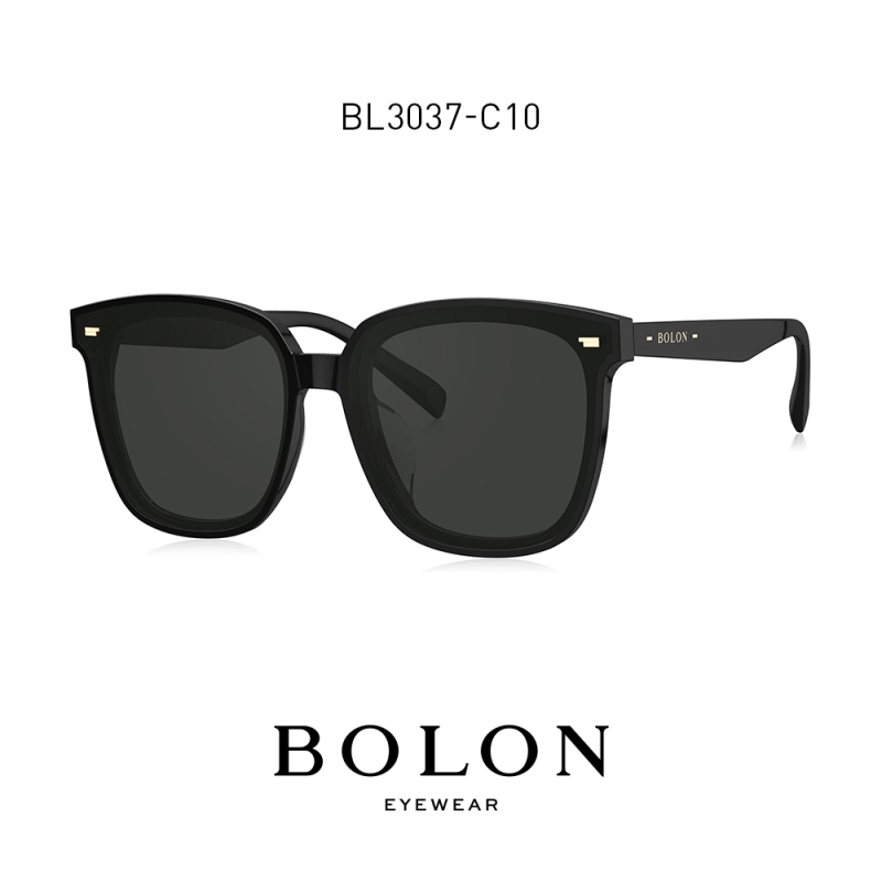 BOLON暴龙眼镜新品男复古偏光墨镜韩版黑超板材太阳镜BL3037